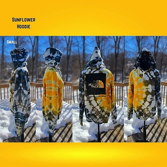 Adult The North Face Tie Dye Hoodie - Picture 5 of 9